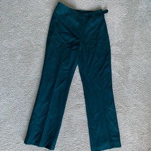 Jana Kos Deep Green Wool Pants